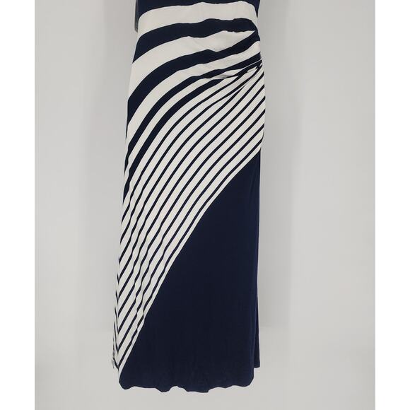 Soft Surroundings Vela Infinity Striped Maxi Dress Navy/White NWT Petite S - Picture 13 of 15